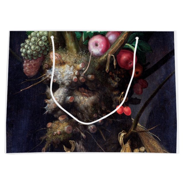 Sacola Para Presentes Grande Quatro Assentos em Uma Cabeça, Arcimboldo (Frente)