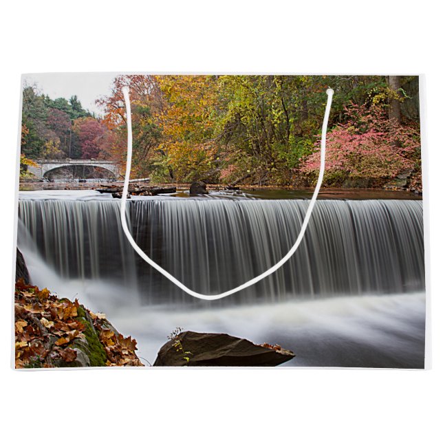 Sacola Para Presentes Grande Queda de cascata em VanderBuild (Frente)