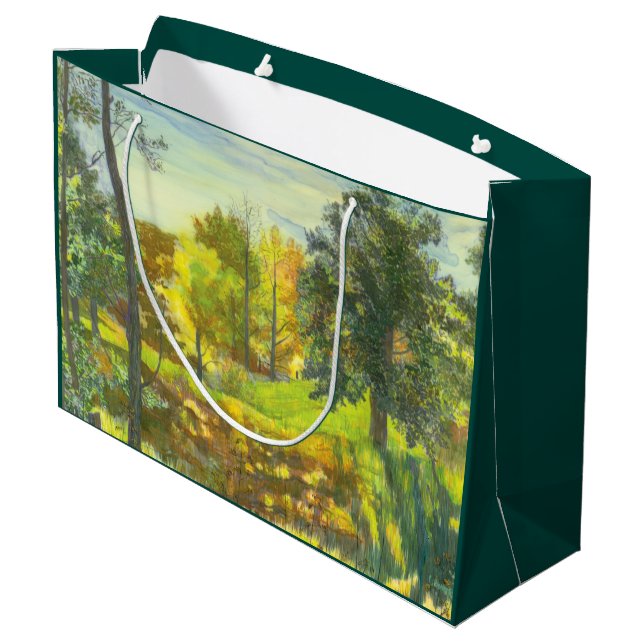 Sacola Para Presentes Grande Queda solar (Verso inclinado)