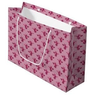 Sacola Para Presentes Grande Queen Bee Pattern