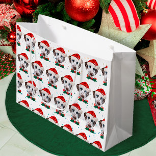 Sacola Para Presentes Grande Raça de Cão Dalmata Natal