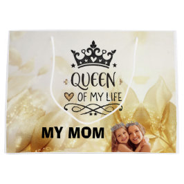 Sacola Para Presentes Grande Rainha Elegante da Minha Vida - minha mãe