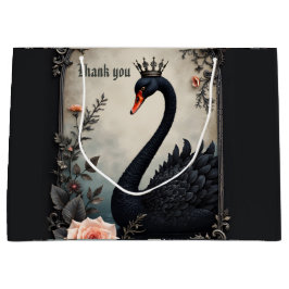 Sacola Para Presentes Grande Rare as a black swan, timeless as true love. 