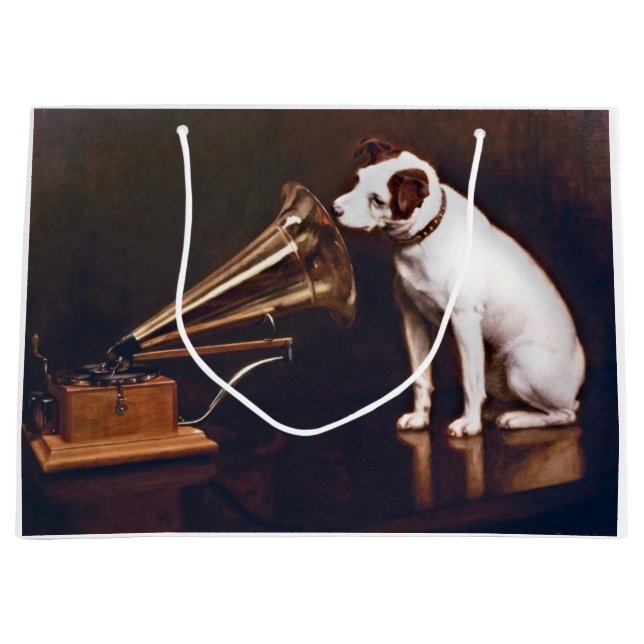 Sacola Para Presentes Grande RCA Victor Dog Gift Bag (Frente)