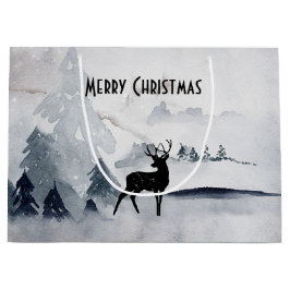 Sacola Para Presentes Grande Rebelde no Natal das Cinzas Selvagens