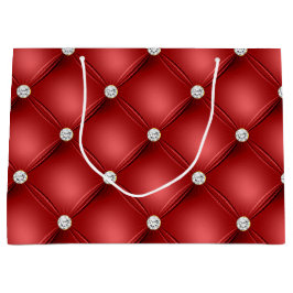 Sacola Para Presentes Grande Red Diamond