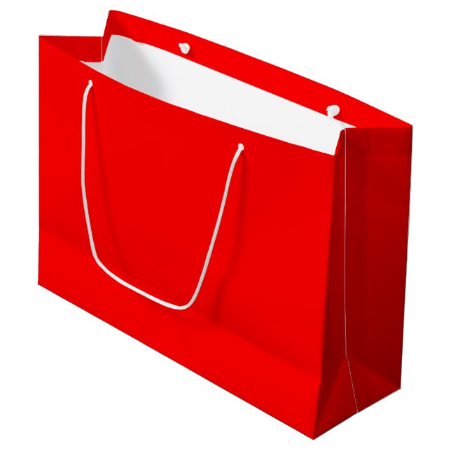 Sacola Para Presentes Grande Red Large Gift Bag (Frente inclinada)