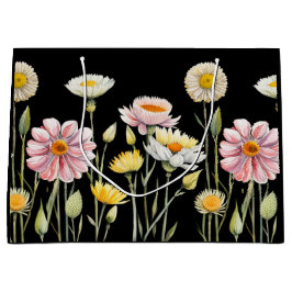 Sacola Para Presentes Grande Reflexões Florais