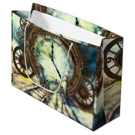 Sacola Para Presentes Grande relógio fantástico