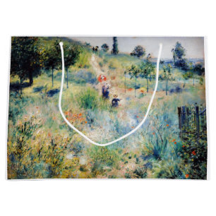 Sacola Para Presentes Grande Renoir - Caminho Que Lidera Através da Grama Alta