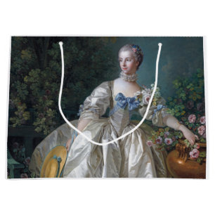 Sacola Para Presentes Grande Retrato de Madame Bergeret, Boucher
