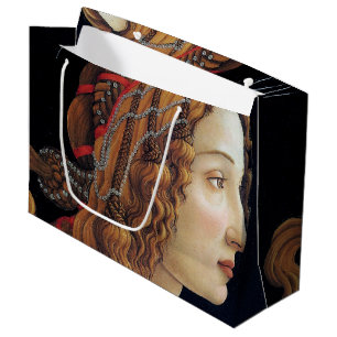 Sacola Para Presentes Grande Retrato de uma Senhora, Sandro Botticelli Grande P