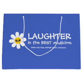 Sacola Para Presentes Grande Rir É O Melhor Saco De Presente De Medicina