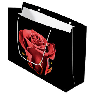 Sacola Para Presentes Grande Rosa do amor Gift Bag