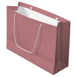 Sacola Para Presentes Grande Rosa Empoeirado