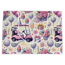 Rosa Festa de aniversário de Golfe Pensado para Mu