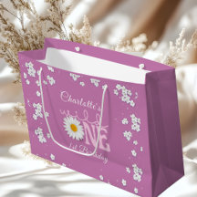 Rosa Silvestre Purple Daisy Aniversário de 1 ano 