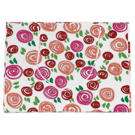 Sacola Para Presentes Grande Rosas Devaneio