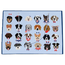 Rostos De Cachorro Do Quarto De Julho