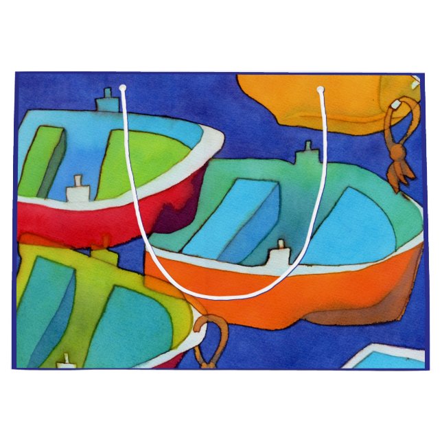 Sacola Para Presentes Grande Rowing Boats Gift Bag - Large, Matte (Frente)