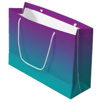 Roxo & cerceta Ombre