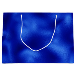 Sacola Para Presentes Grande Royal Blue Foil Hanukkah