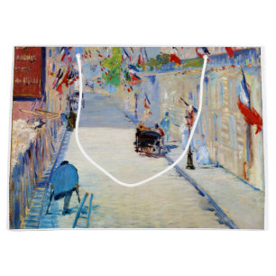 Sacola Para Presentes Grande Rua com sinalizadores franceses, Manet