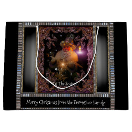 Sacola Para Presentes Grande Rua de Natal Nicholas Victorian Natal