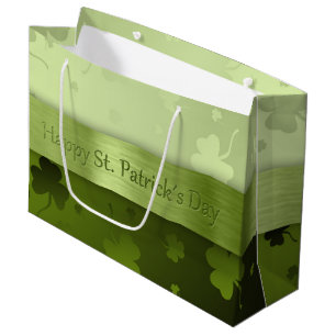 Sacola Para Presentes Grande Rua nobre, o dia de Patrick é uma vergonha grande.