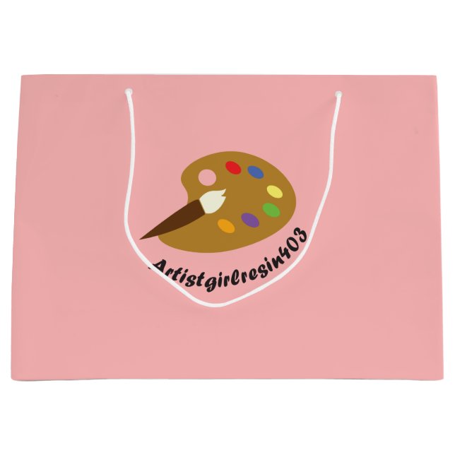 Sacola Para Presentes Grande Saca de Arte (Frente)