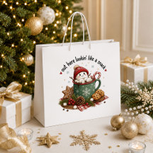 Saca de Presente Clássico de Natal Vermelho Verde