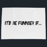 Sacola Para Presentes Grande Saca de Presente de Despedida de Solteiro Designs<br><div class="desc">Saca de Presente de Despedida de Solteiro Sc0b Designs. Uma ótima Saca de Presente para todos os seus Amigos na Despedida de Solteiro. Uma Saca de Presente engraçada para todos os Aniversários de Família e Amigos.</div>