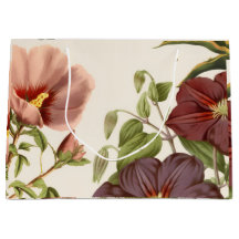 Saca de Presente Floral Elegante Grande