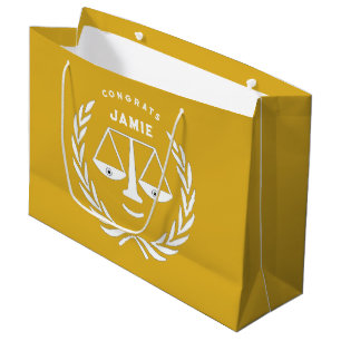 Sacola Para Presentes Grande Saca de Presente Grande Congratulações ao Advogado