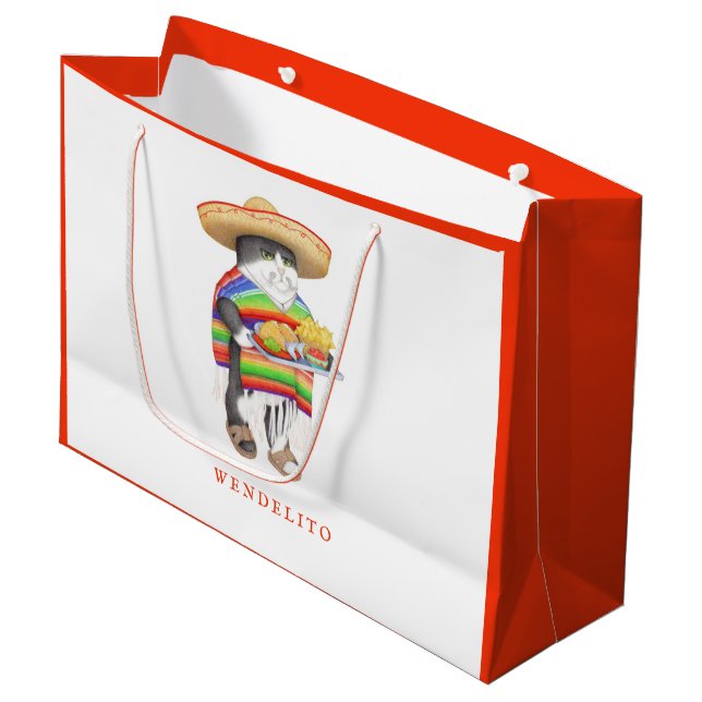 Sacola Para Presentes Grande Saca de Presente Grande WENDELITO (Frente inclinada)