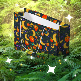 Sacola Para Presentes Grande Saco Colorido do Presente de Halloween