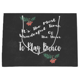 Sacola Para Presentes Grande Saco da troca do presente de Bunco do Natal do