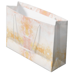 Sacola Para Presentes Grande Saco de compras com um design em aquarela pastel
