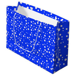 Sacola Para Presentes Grande Saco de Presente Azul com Estética Elegante