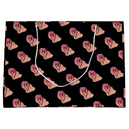 Sacola Para Presentes Grande Saco de presente cardíaco