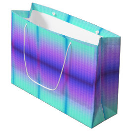 Sacola Para Presentes Grande Saco de presente com um design de gradiente digita