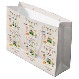 Sacola Para Presentes Grande Saco de Presente de Aniversário de Dinossauro – No