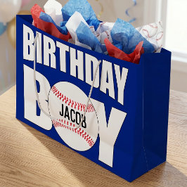 Sacola Para Presentes Grande Saco de Presente de Aniversário de Jogador de Beis