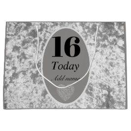 Sacola Para Presentes Grande Saco de presente de aniversário de veludo personal