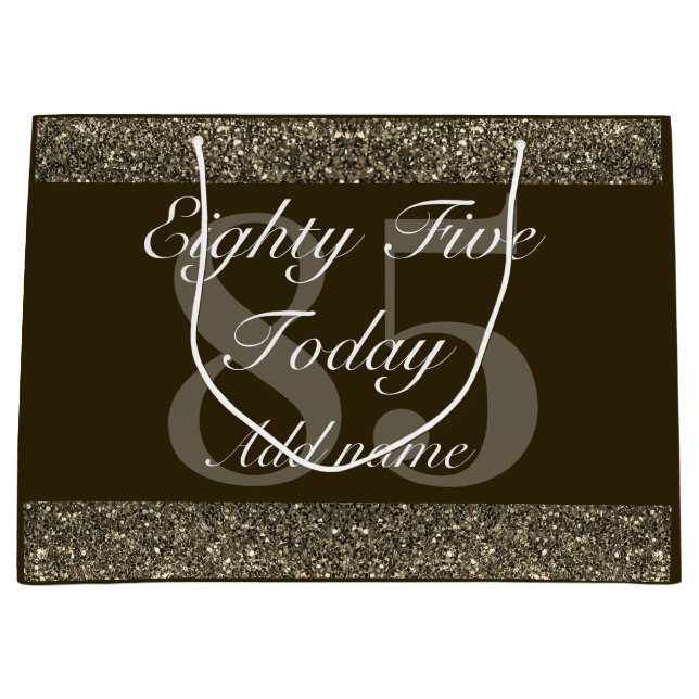 Sacola Para Presentes Grande Saco de presente de aniversário especial personali (Frente)