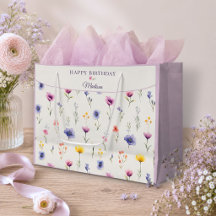 Saco de Presente de Aniversário Personalizado Prad