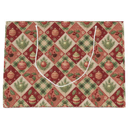 Sacola Para Presentes Grande Saco de Presente de Férias Luxuoso