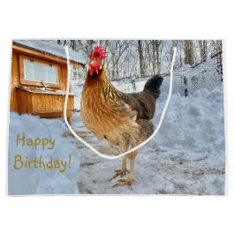 Sacola Para Presentes Grande Saco de Presente de Frango Digno