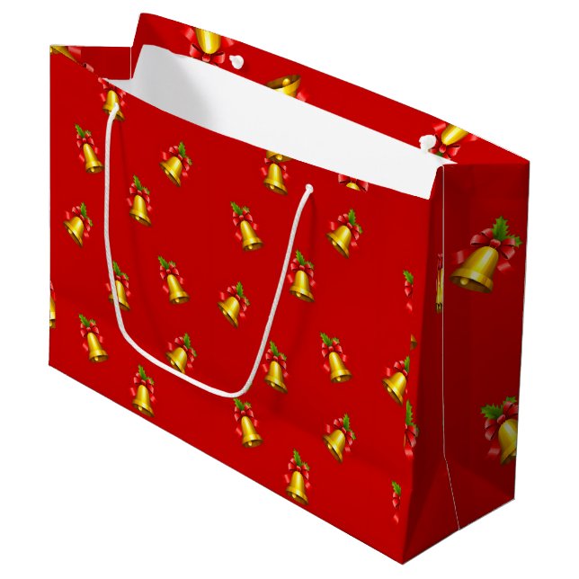 Sacola Para Presentes Grande Saco de Presente de Natal (Frente inclinada)