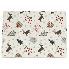 Sacola Para Presentes Grande Saco de presente de Natal com renas